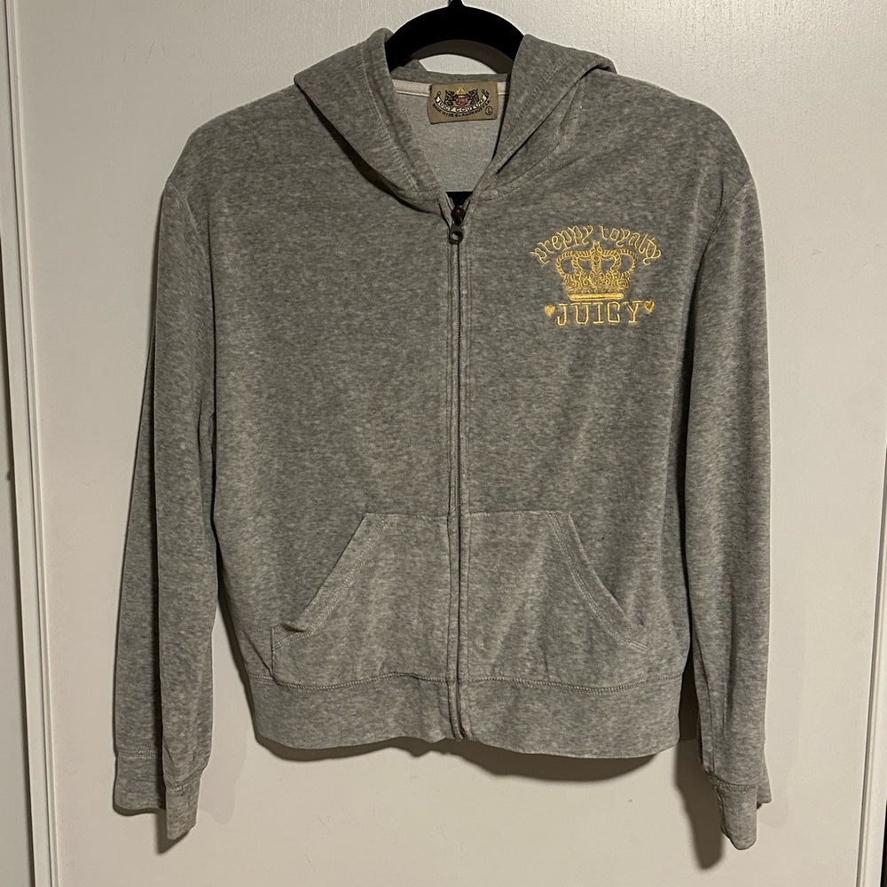 Juicy Couture grey velour tracksuit